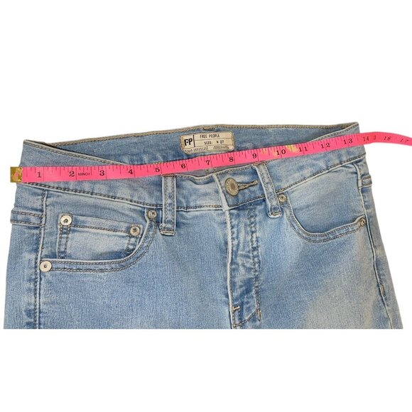 FREE PEOPLE Women's Size 27 Waist Flare Jeans Boho Festival - Picture 10 of 16